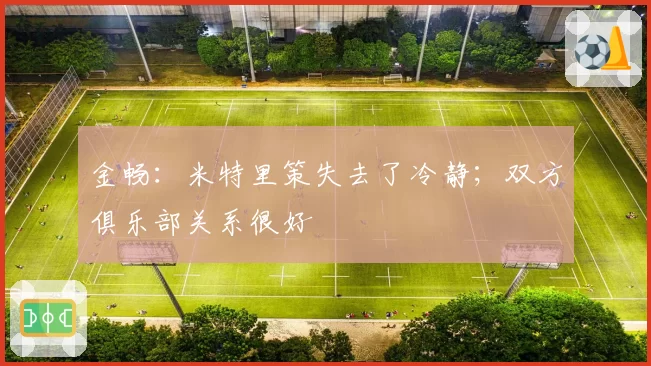 金畅:米特里策失去了冷静;双方俱乐部关系很好